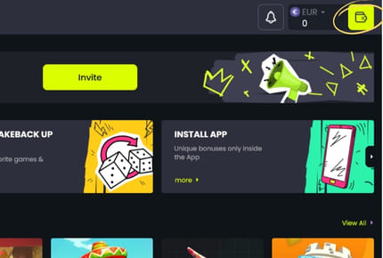 Betalen in het Noda Pay Casino - Cashier