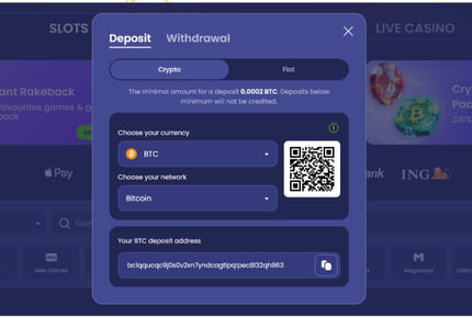 Casino Bitcoin Betalen - Selecteer Betaalmethode