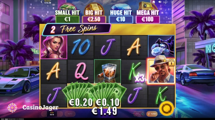 Miami Rise Free Spins