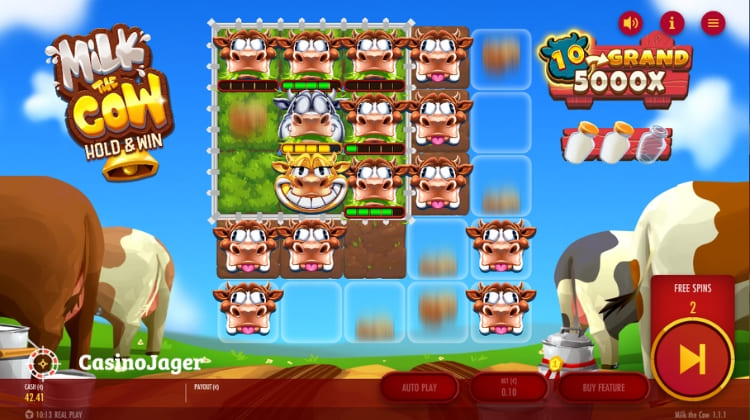 Milk the Cow Hold and Win Bonus