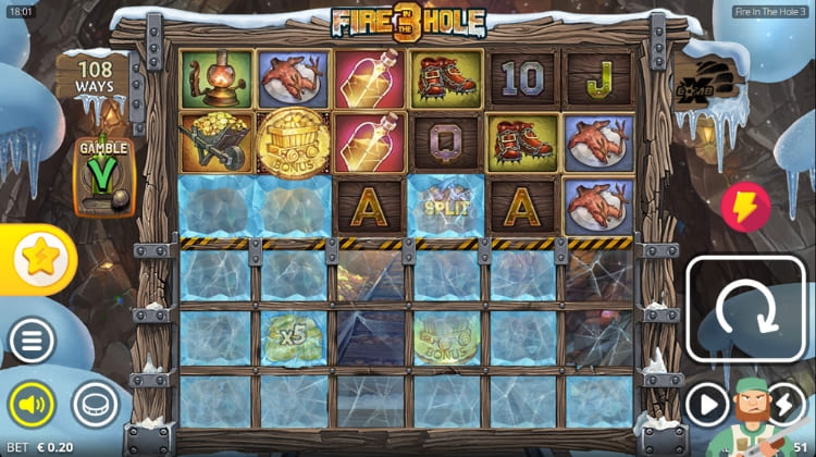 Nolimit City Fire in the Hole 3 Gameplay