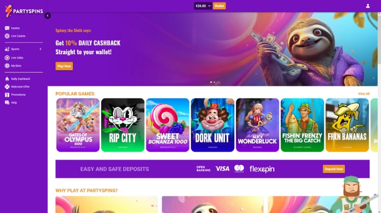 PartySpins Betrouwbaar