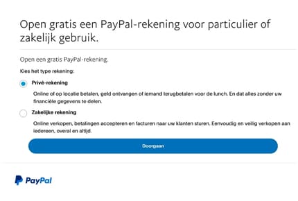 PayPal Casino - Account Aanmaken