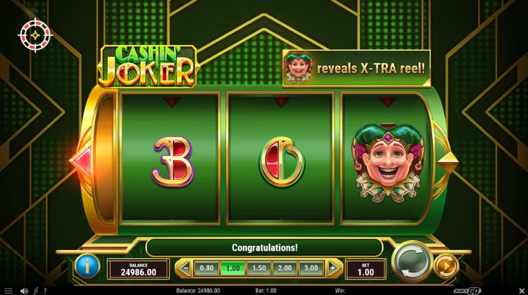 Play'n GO Cashin' Joker Gameplay