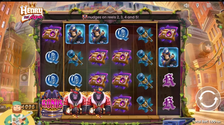 Push Gaming Henry the Ape Gameplay