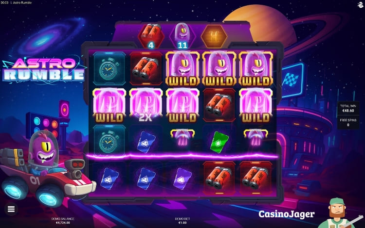 Astro Rumble Free Spins Bonus