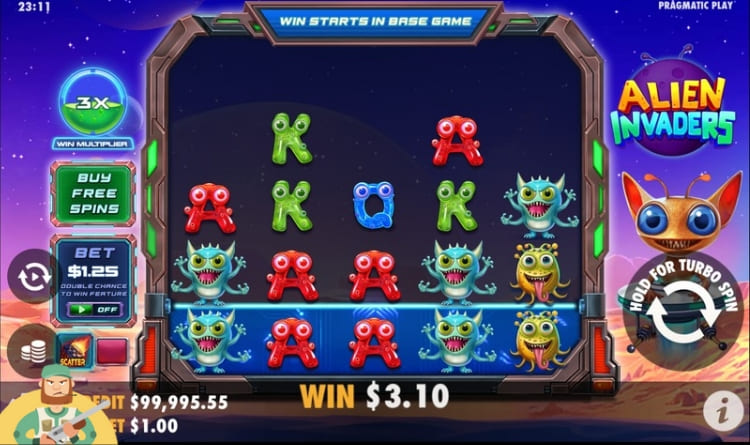 Pragmatic Play Alien Invaders Gameplay