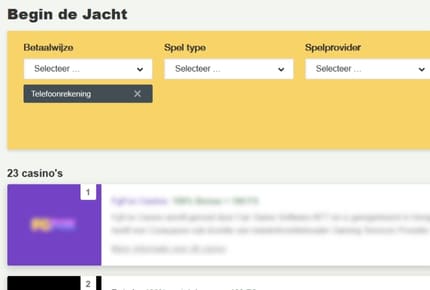 Beste Betalen met Telefoonrekening Casino - Overzicht