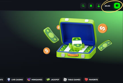 Betalen in het Revolut Casino - Cashier