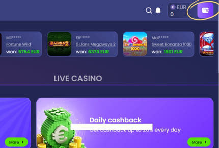 Betalen in het Riverty Casino - Kassa