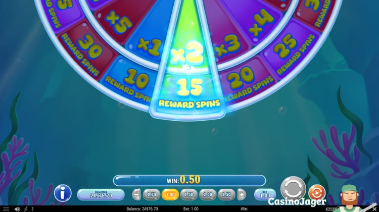 Bubblin' Riches Free Spins Wheel