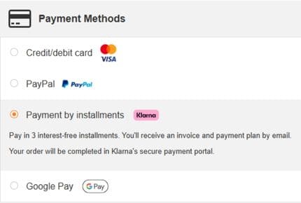Casino Klarna Betalen - Selecteer Betaalmethode