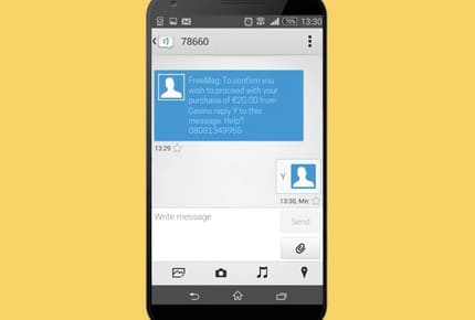 Casino met Betalen met Telefoonrekening - Bevestig je Gegevens