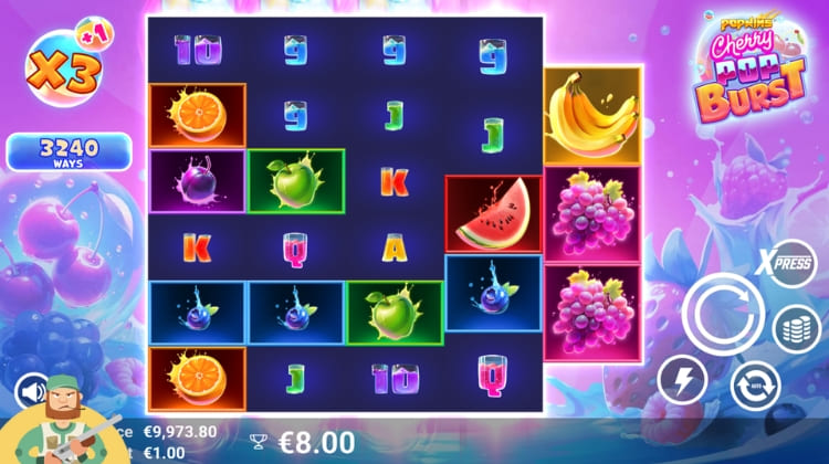 CherryPop Burst PopWins en Multiplier