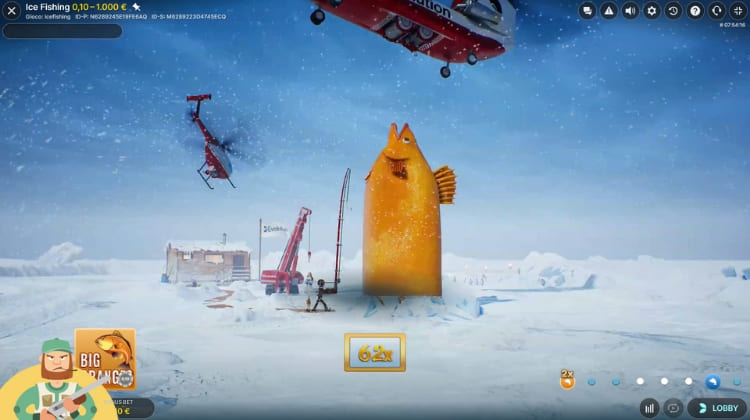 Evolution Ice Fishing Gameplay Big Oranges