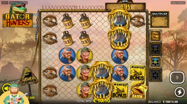 Gator Hunters Frenzy Spins Bonus