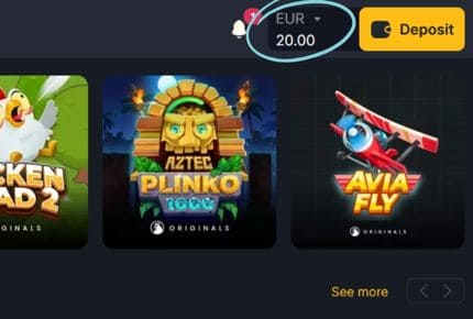 Gokken met Klarna - Gebruik Storting