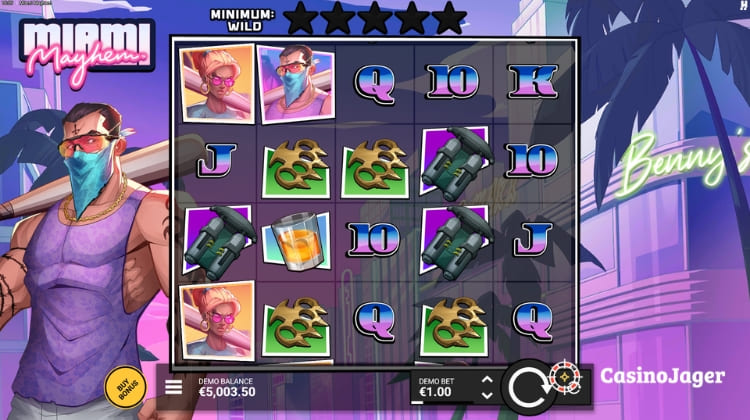 Hacksaw Gaming Miami Mayhem Gameplay