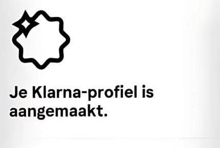 Klarna Casinos - Bevestiging