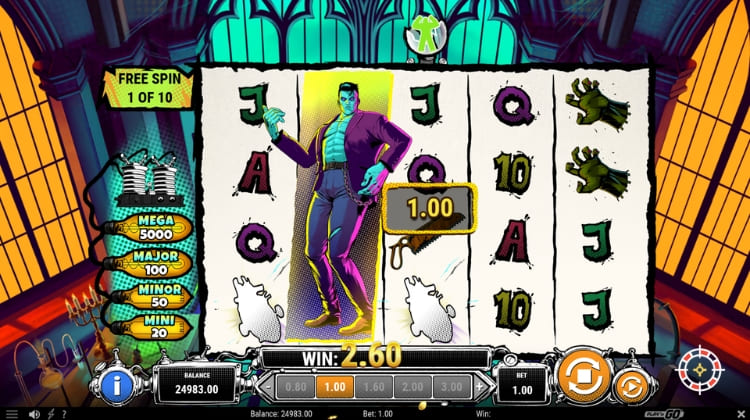 Lab of Madness Expanding Wild Free Spins