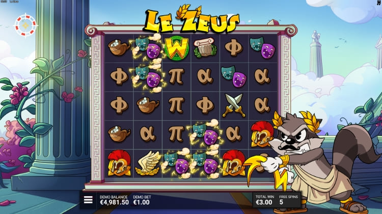 Le Zeus Bolt & Run Free Spins