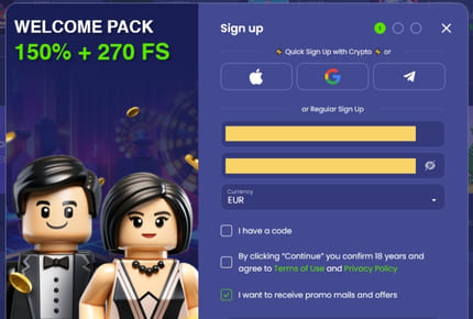 Riverty Casino - Account Aanmaken