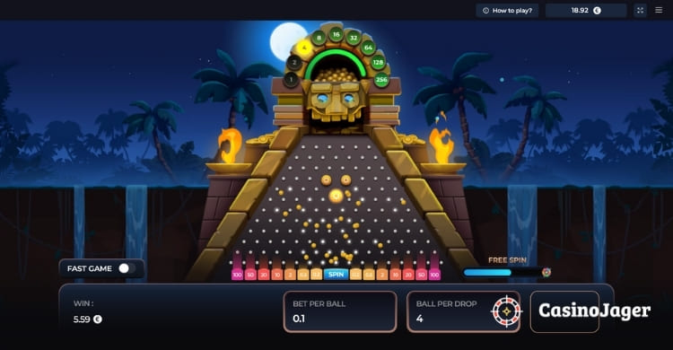 Aztec Plinko InOut Games