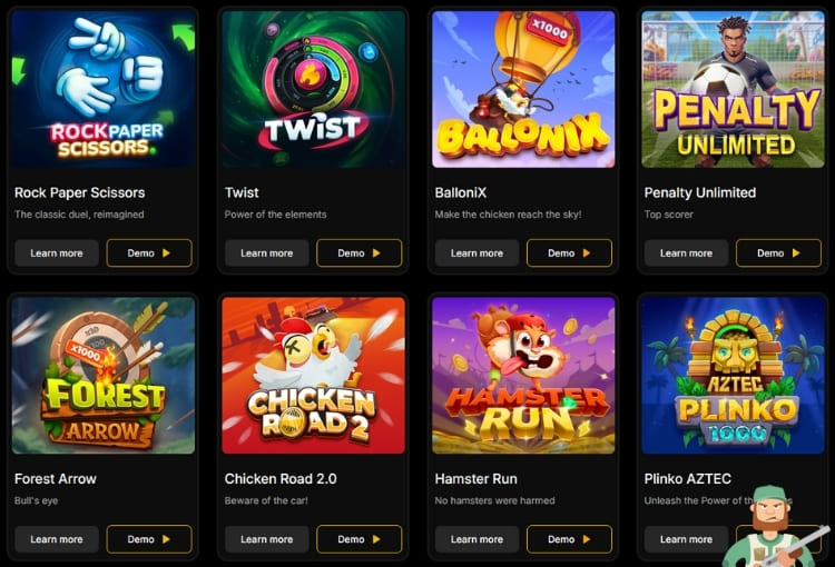 InOut Games Instant Casino Spellen