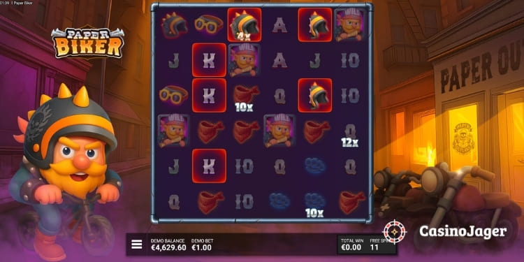 Paper Biker Free Spins Bonus