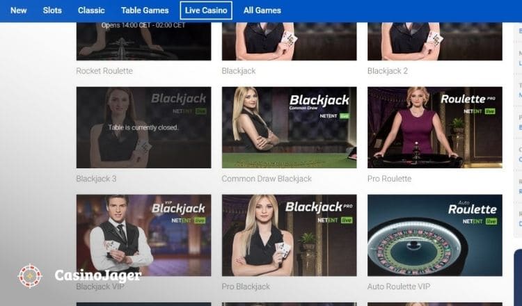 Quasar Gaming Live Casino