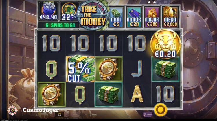 Red Tiger Take the Money Gameplay