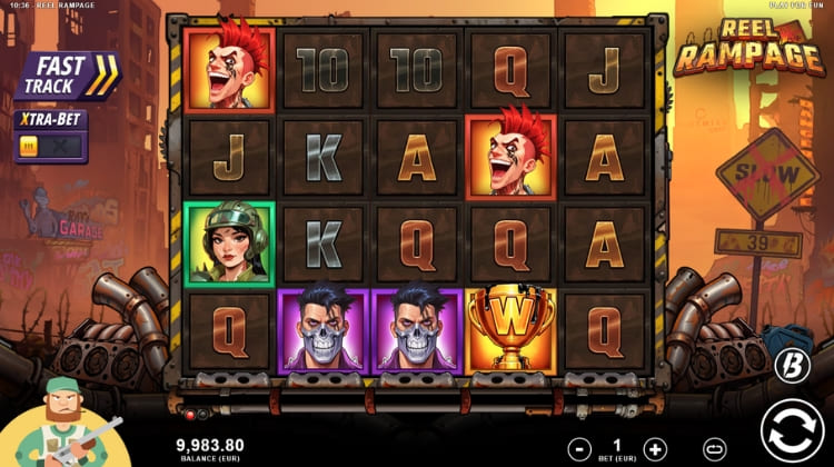 Slotmill Reel Rampage Gameplay