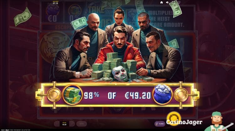 Take The Money Heist Uitbetaling