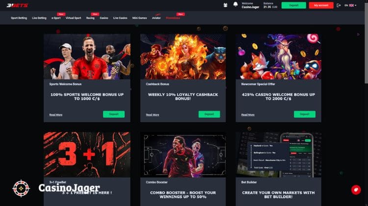 31Bets Promoties en Bonussen