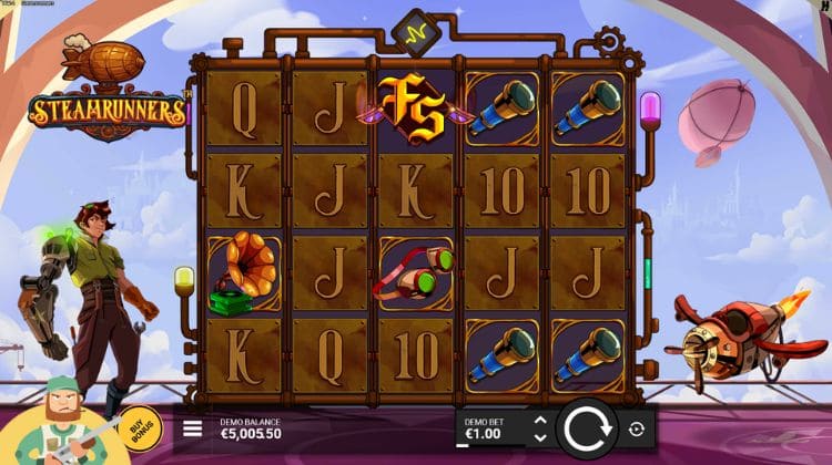 Hacksaw Gaming Steamrunners Gameplay
