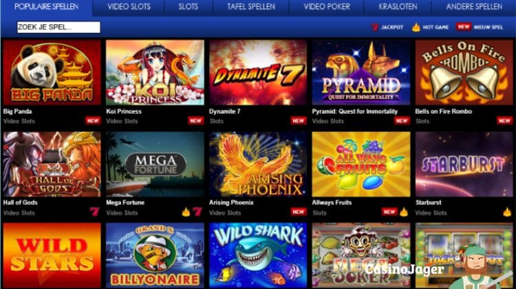 Polder Casino Spelaanbod