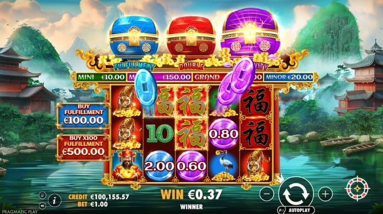 Pragmatic Play Chests of Cai Chen 2 Gameplay