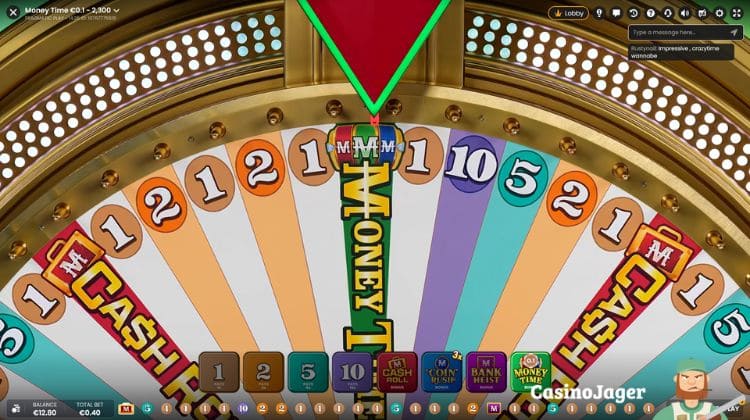 Pragmatic Play Live Money Time Gameplay