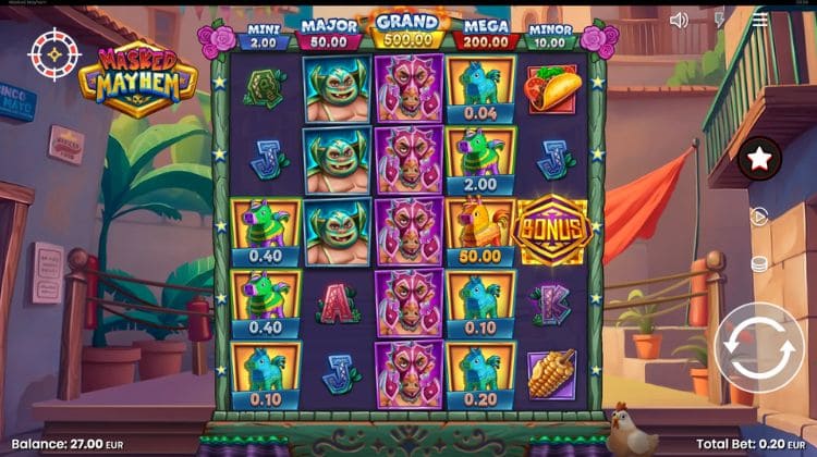 Push Gaming Masked Mayhem Gameplay