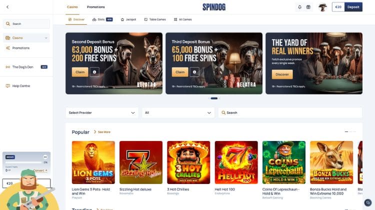 SpinDog Betrouwbaar