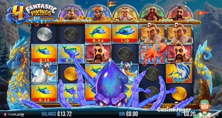 4 Fantastic Vikings Go Ice Fishing Mighty Kraken Money Ways