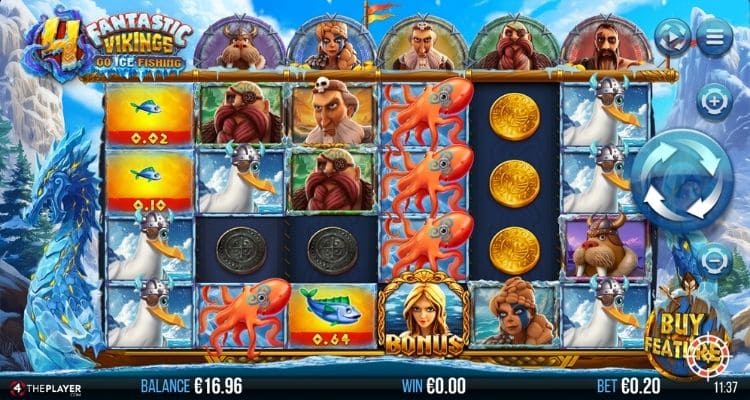 4ThePlayer 4 Fantastic Vikings Go Ice Fishing Gameplay