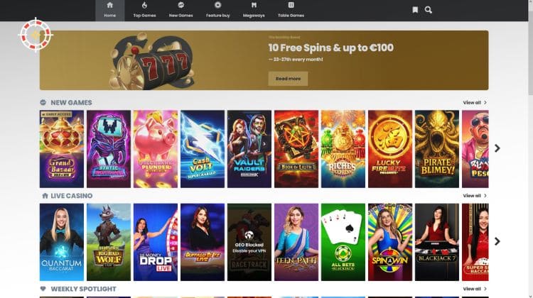 GQbet Casino Spelaanbod