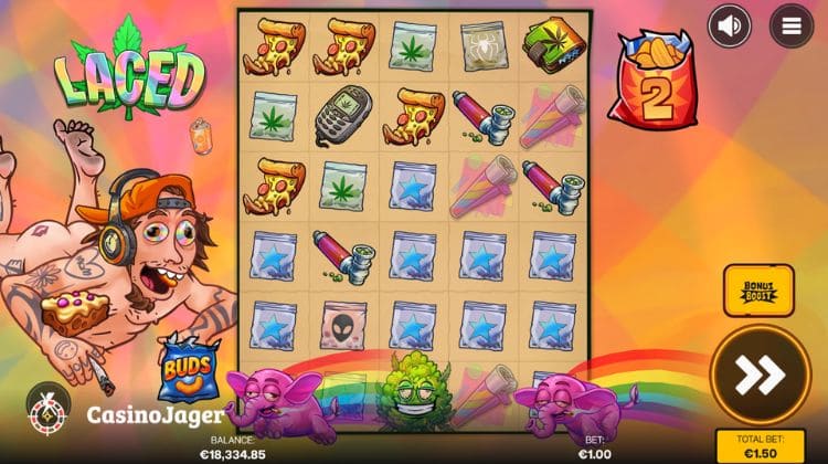 Laced Free Spins Bonus