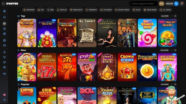MrPunter Casino Spelaanbod