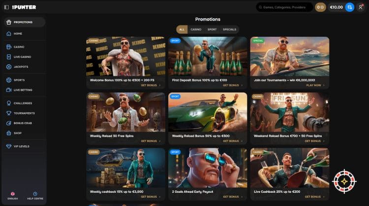 MrPunter Promoties en Bonussen