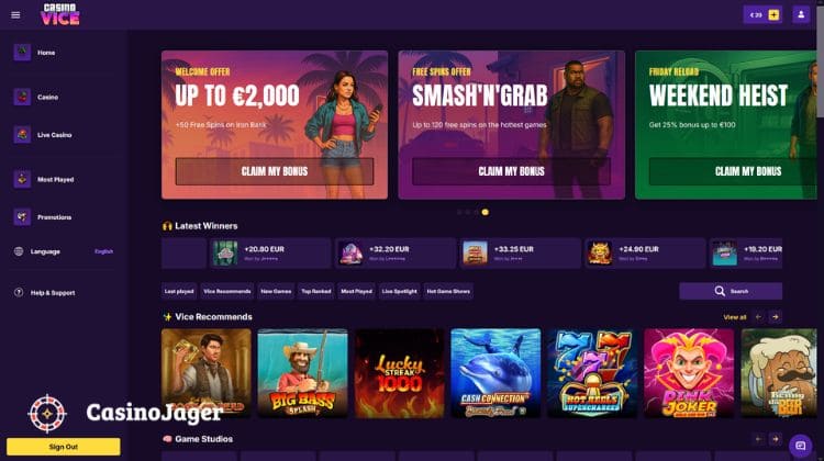 Casino Vice Betrouwbaar