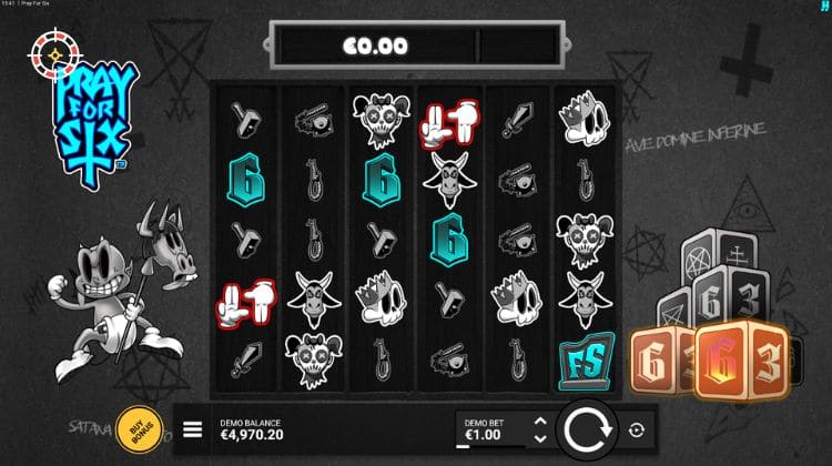 Hacksaw Gaming Pray for Six Gameplay