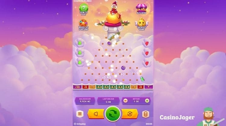 Onlyplay Chicken Plinko Gameplay