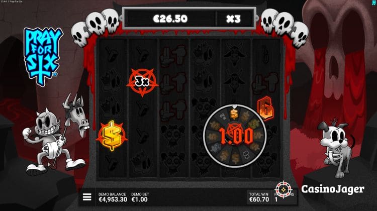 Pray for Six Unholy Offspring Free Spins